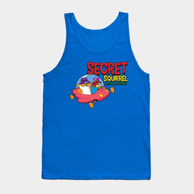 Secret Squirrel Tank Top by santanafirpo